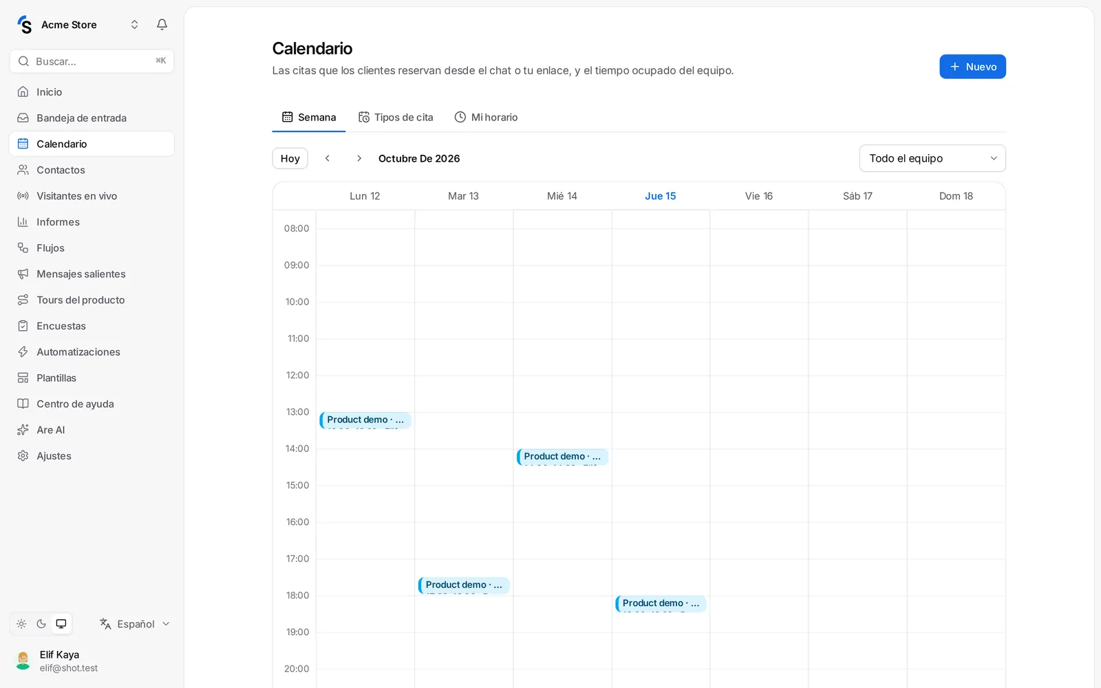El calendario