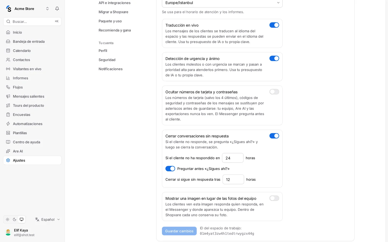 Cerrar conversaciones sin respuesta