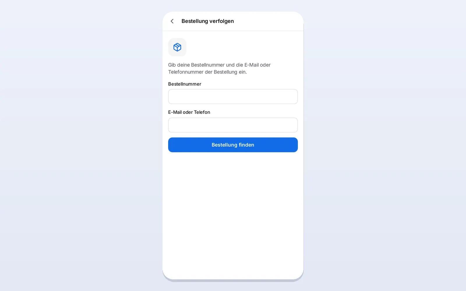 Bestellstatus im Messenger