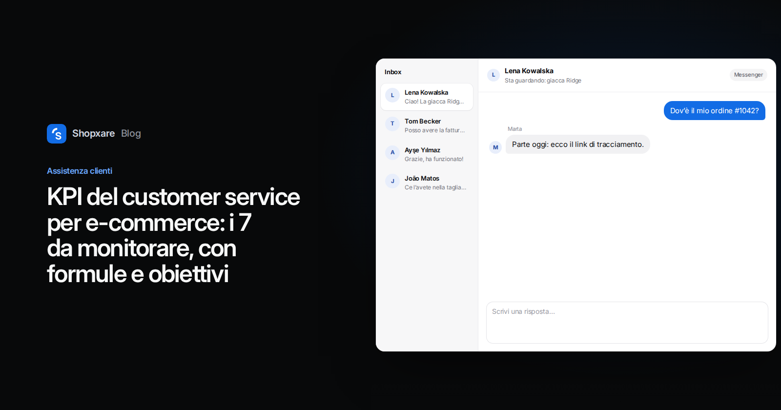 KPI del customer service per e-commerce: i 7 da monitorare, con formule e obiettivi
