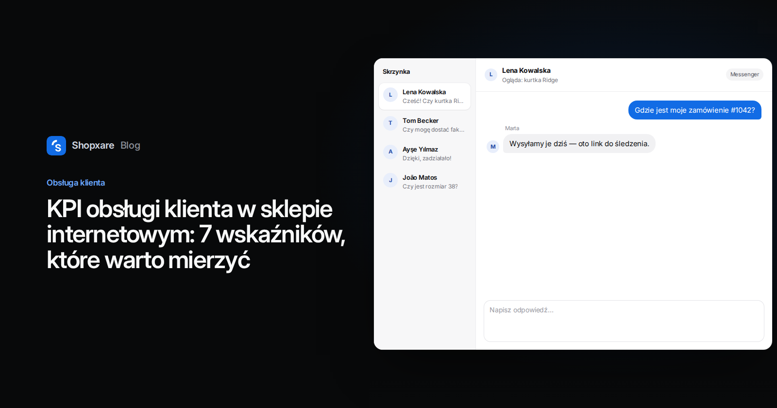 KPI obsługi klienta w sklepie internetowym: 7 wskaźników, które warto mierzyć